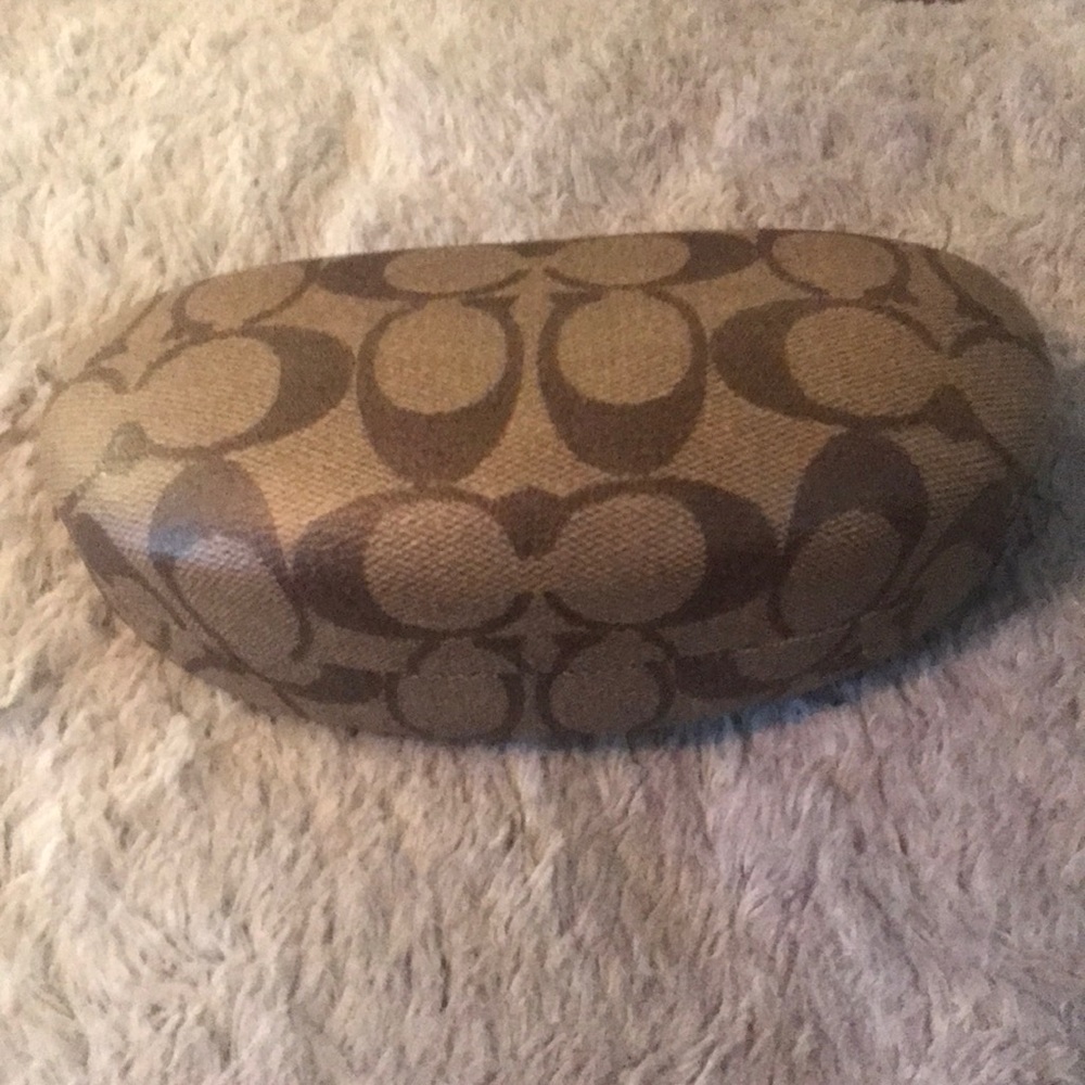 Coach hard glasses case